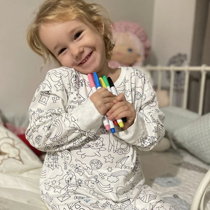 ColorCozy – Ensemble pyjamas unisex • Princesses et licornes