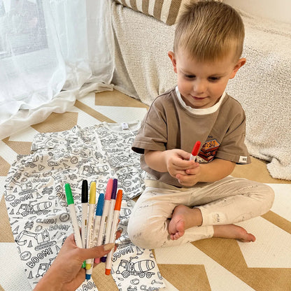 ColorCozy – Ensemble pyjamas unisex • véhicule robuste.