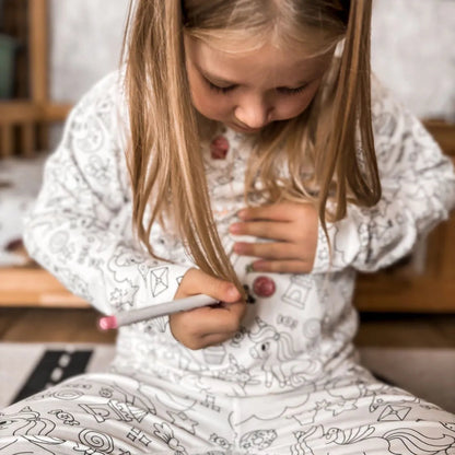 ColorCozy – Ensemble pyjamas unisex • Princesses et licornes