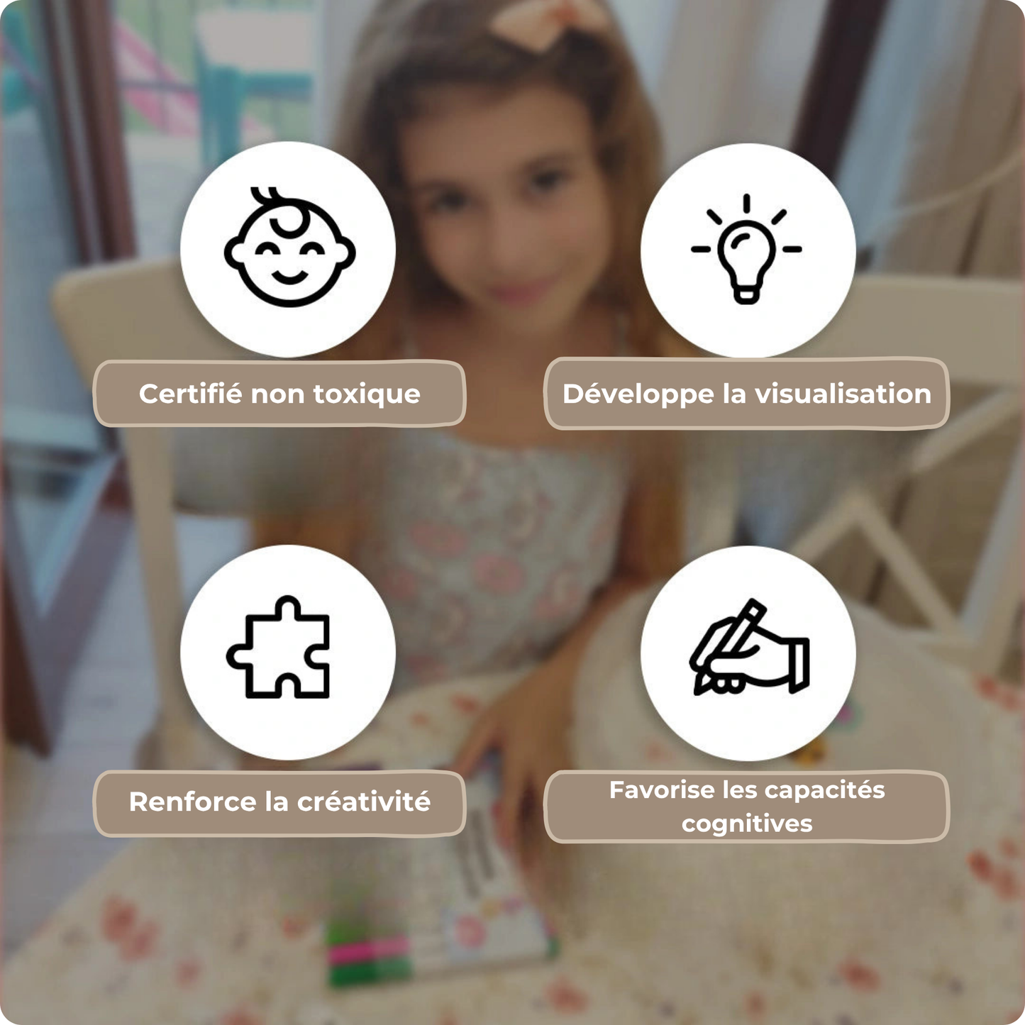 NeviaColor – Lot de feutres à colorier