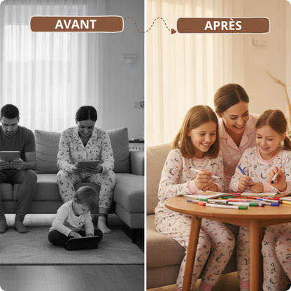 ColorCozy – Ensemble pyjamas unisex • Princesses et licornes