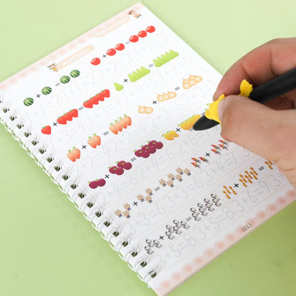 ÉducCozy – Kit de 4 cahiers réutilisables avec stylo