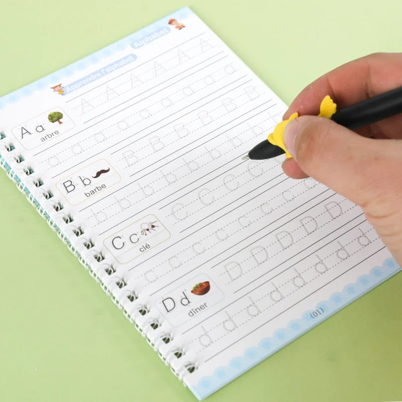 ÉducCozy – Kit de 4 cahiers réutilisables avec stylo